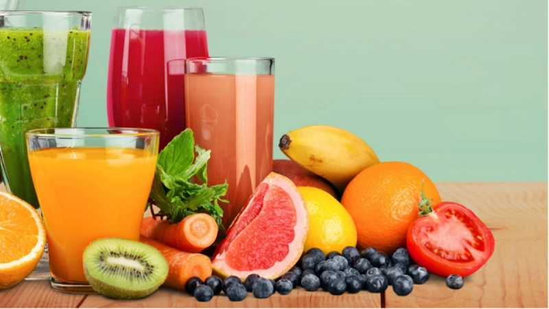 fruit and juice